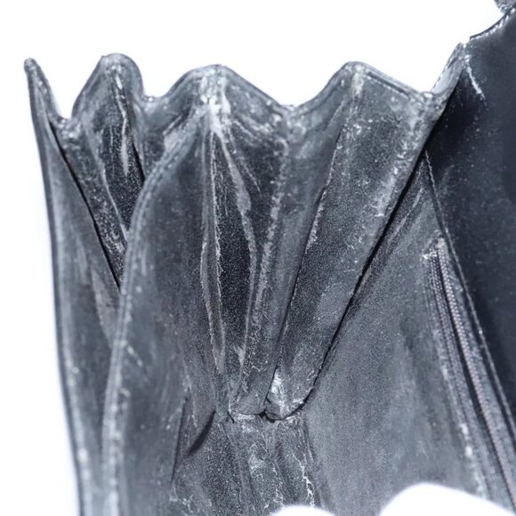 LOEWE Anagram Shoulder Bag Leather Black Auth - Picture 10 of 16